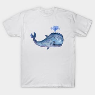 Friendly Blue Whale T-Shirt